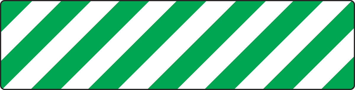 GREEN/WHITE STRIPES