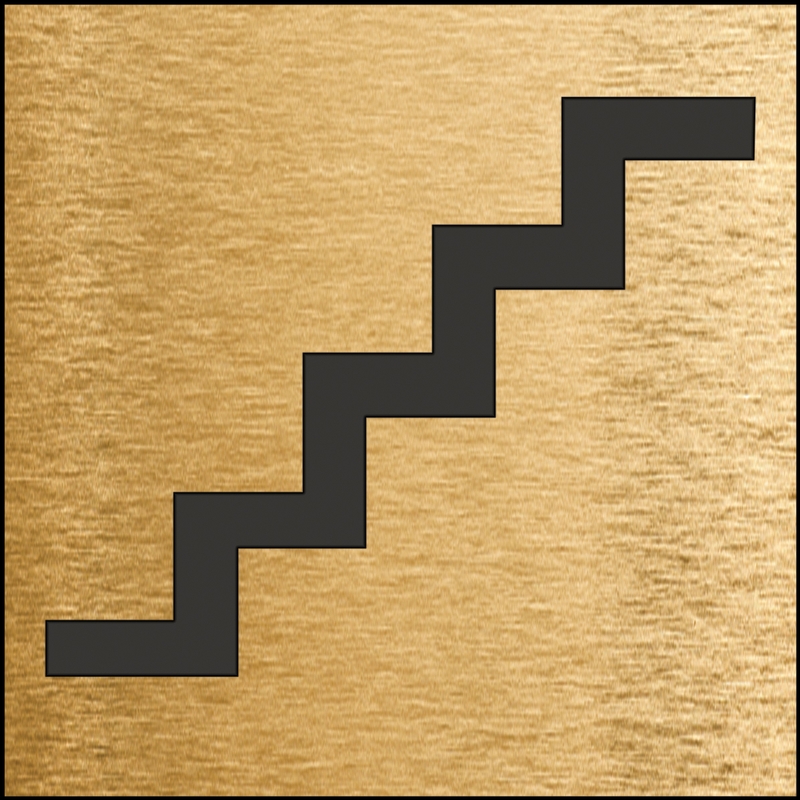 Labeling, Legend: STAIRWAY PICTORIAL