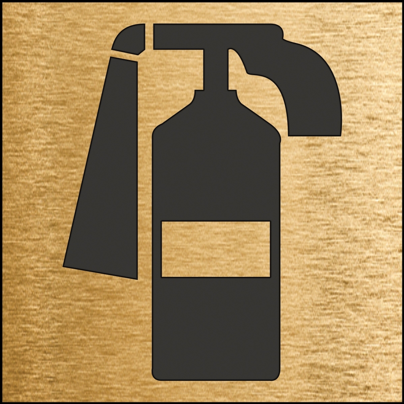 Safety Sign, Legend: FIRE EXTINGUISHER PICTORIAL