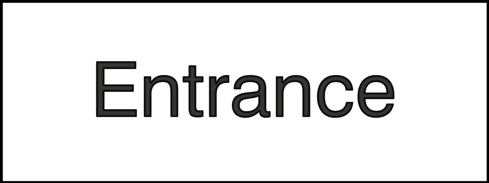 Labeling, Legend: ENTRANCE