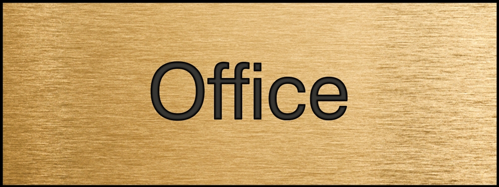 Safety Sign, Legend: OFFICE