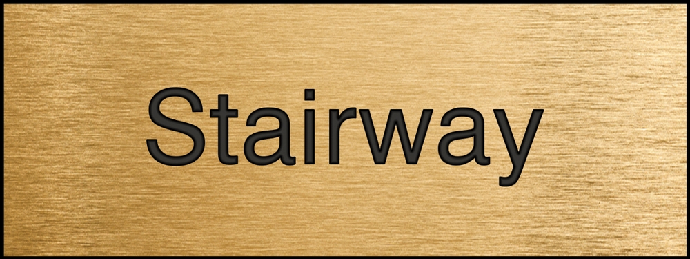 Labeling, Legend: STAIRWAY