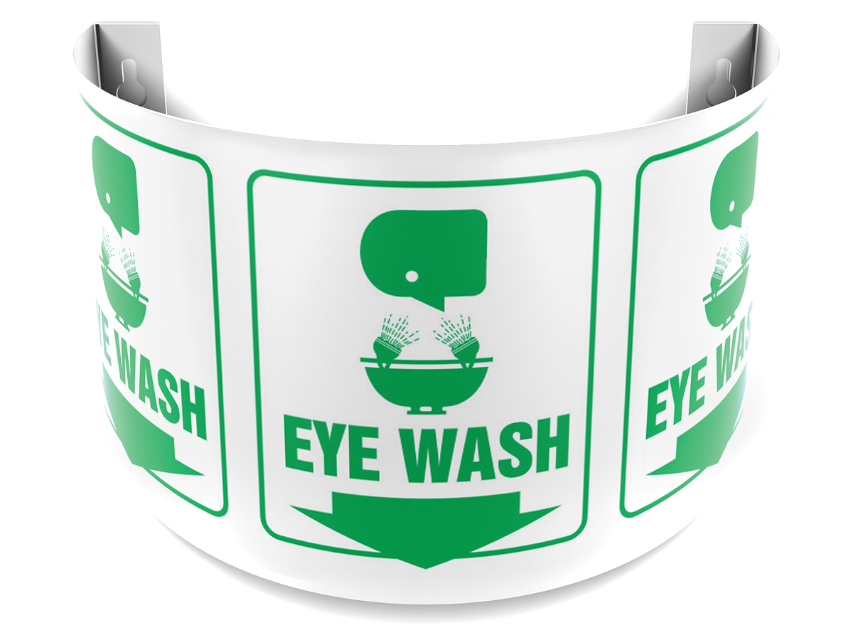 Safety Sign, Legend: EYE WASH