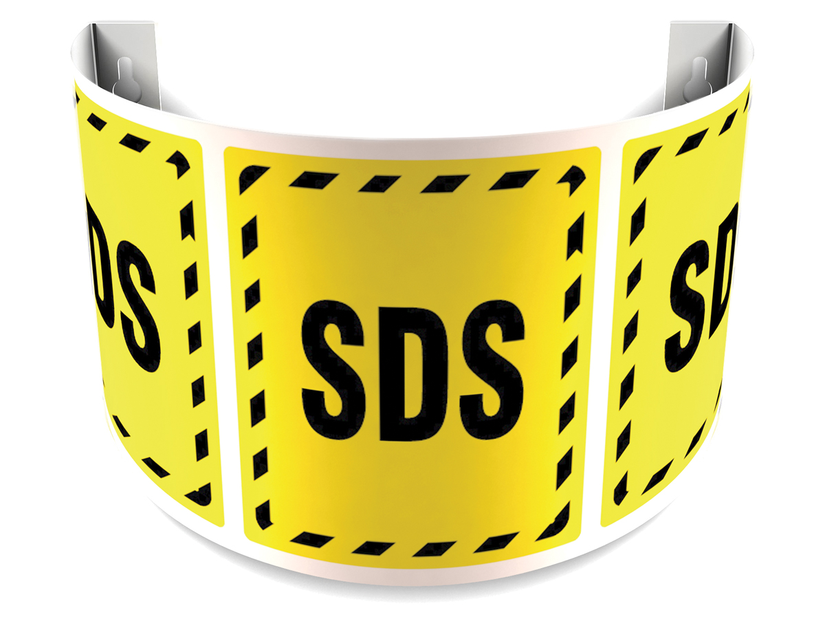 Safety Sign, Legend: SDS
