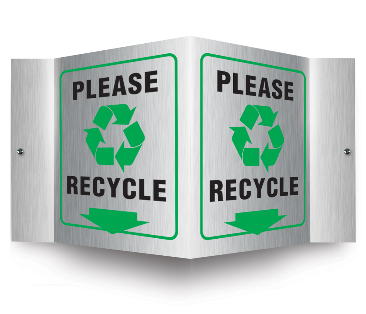 PLEASE RECYCLE W/GRAPHIC