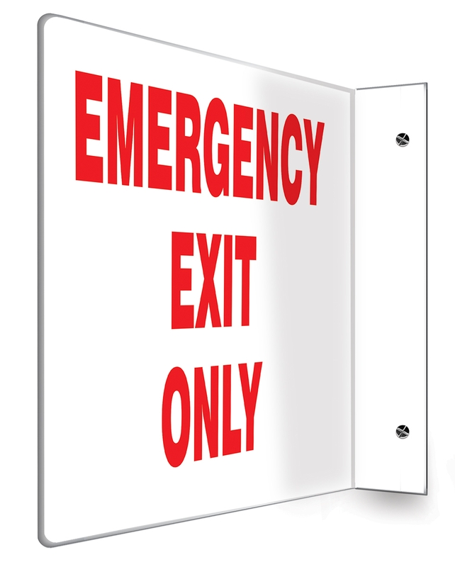 EMERGENCY EXIT ONLY