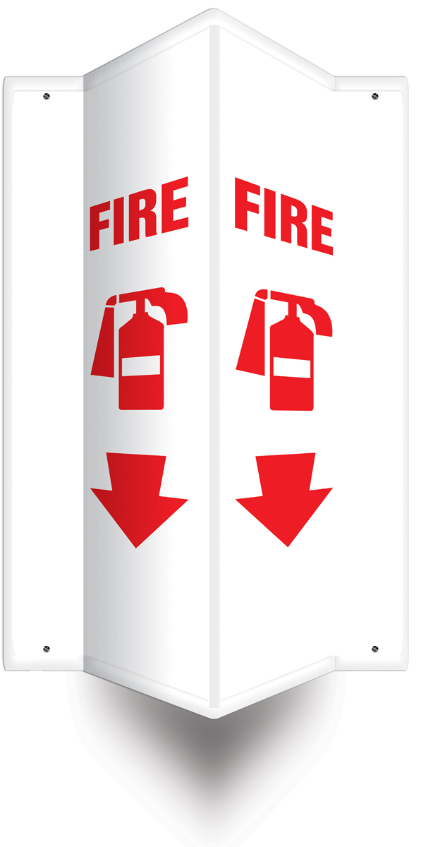Safety Sign, Legend: FIRE