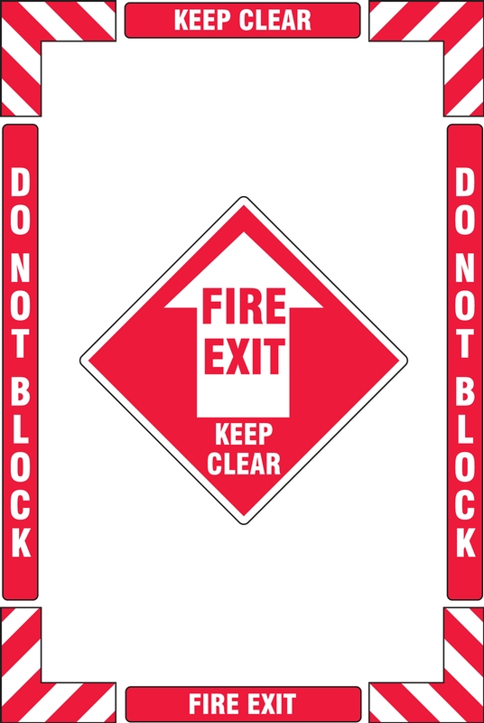 Fire Exit Keep Clear Do not Block