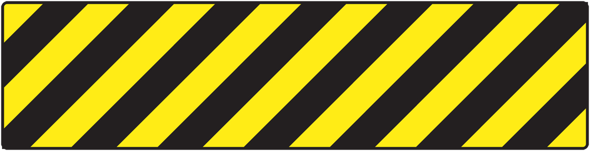 Organization / 5S / Lean, Legend: BLACK/YELLOW STRIPES