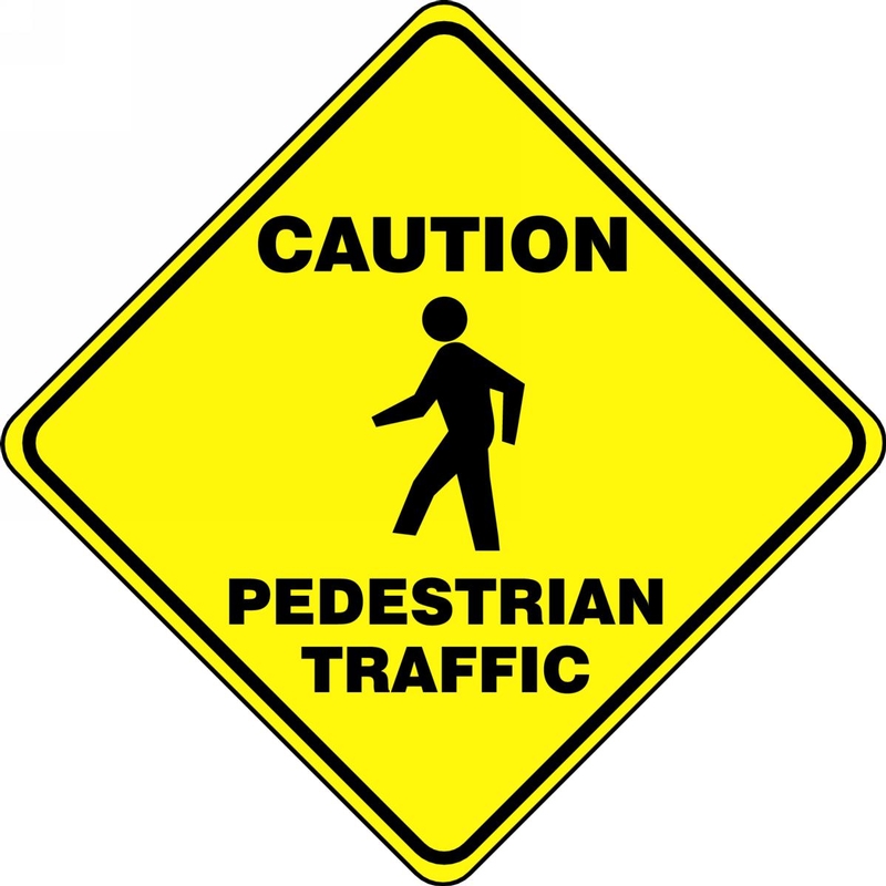 Plant & Facility, Legend: CAUTION PEDESTRIAN TRAFFIC