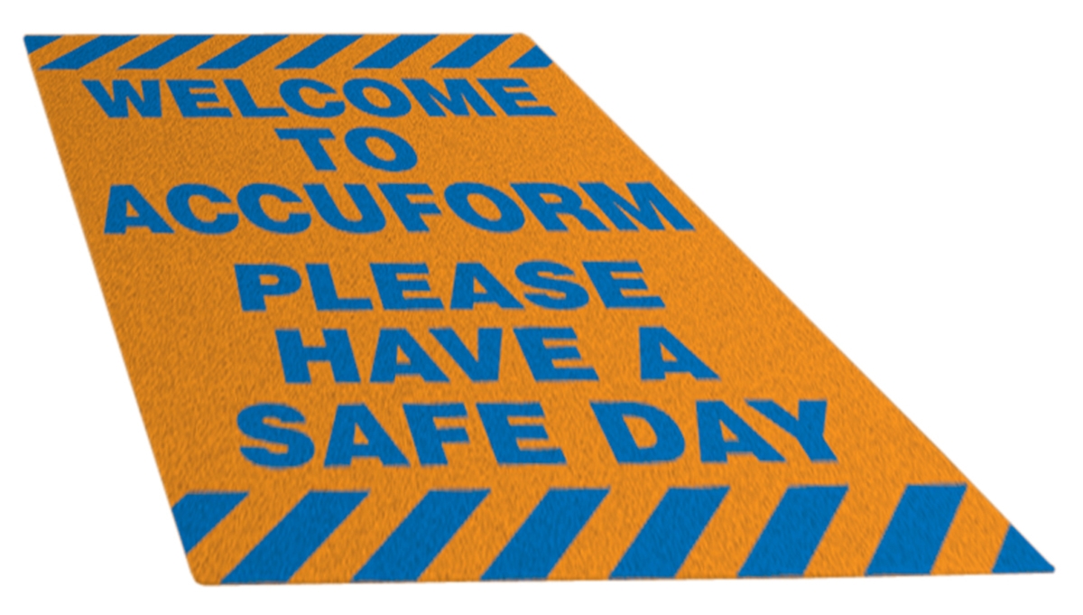 CUSTOM SLIP-GARD™ BORDER FLOOR SIGN