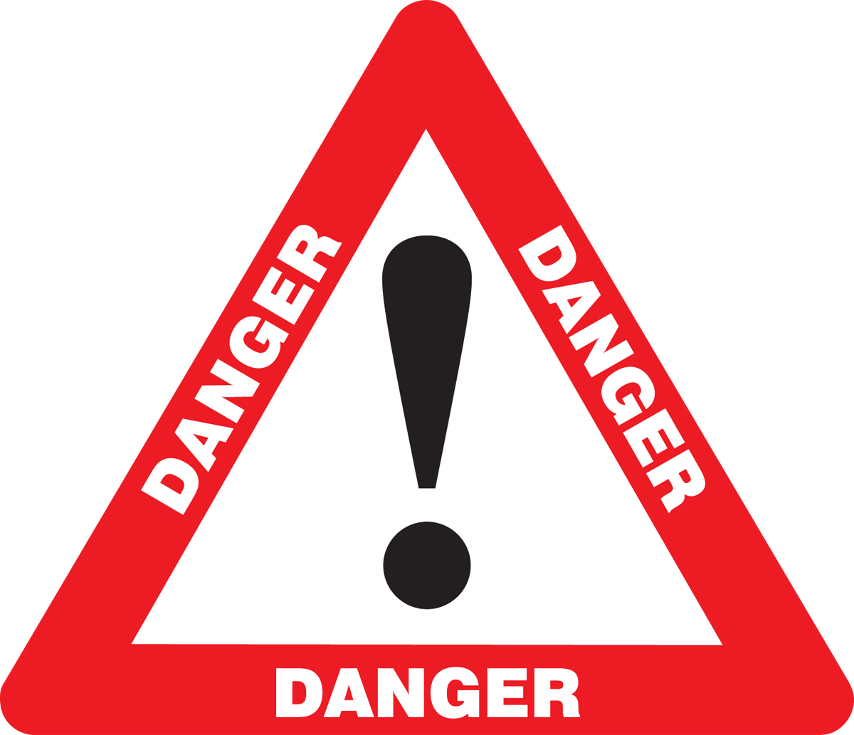 Plant & Facility, Header: DANGER, Legend: DANGER (W/ SYMBOL)