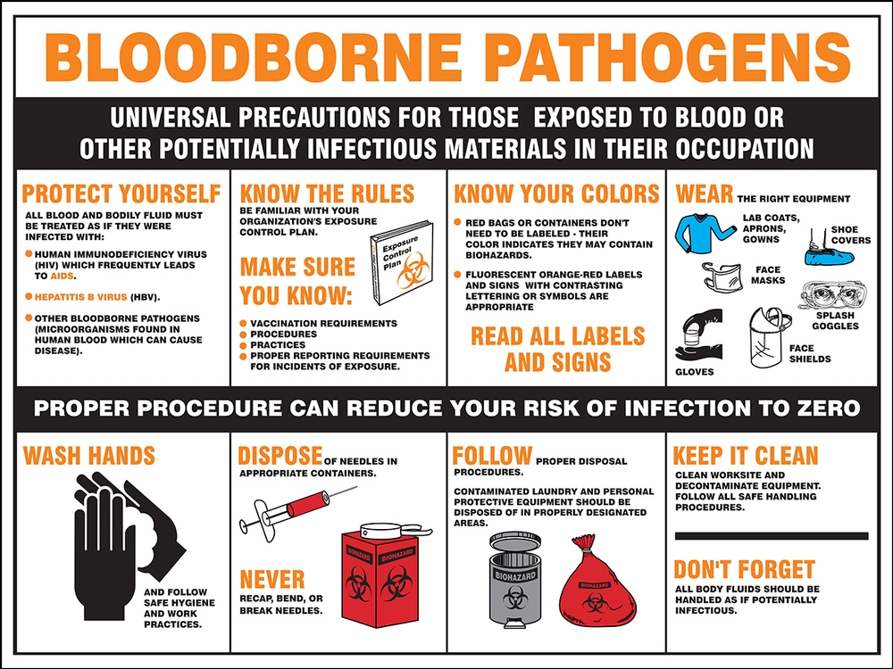 BLOODBORNE PATHOGENS UNIVERSAL PRECAUTIONS FOR THOSE EXPOSED TO BLOOD OR OTHER POTENTIALLY INFECTIOUS MATERIALS IN THEIR OCCUPATION ...