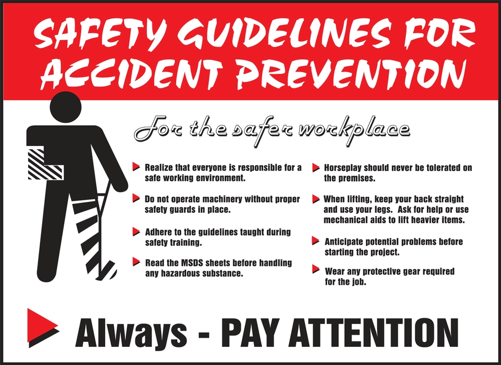 SAFETY GUIDELINES FOR ACCIDENT PREVENTION ...