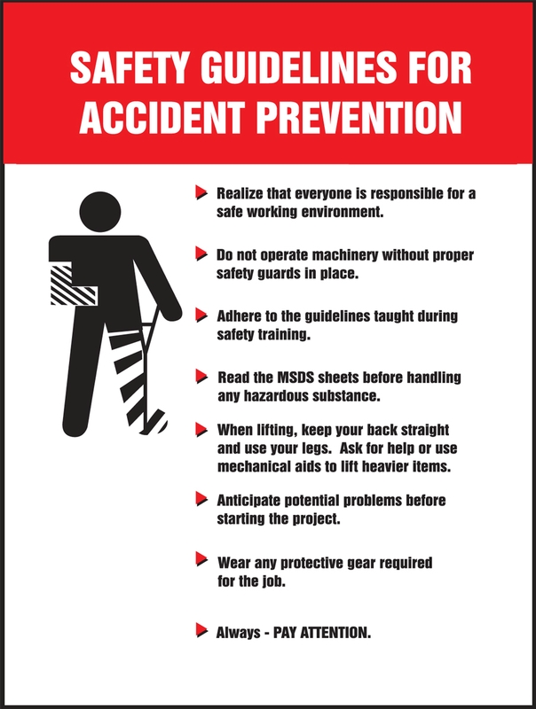 SAFETY GUIDELINES FOR ACCIDENT PREVENTION ...