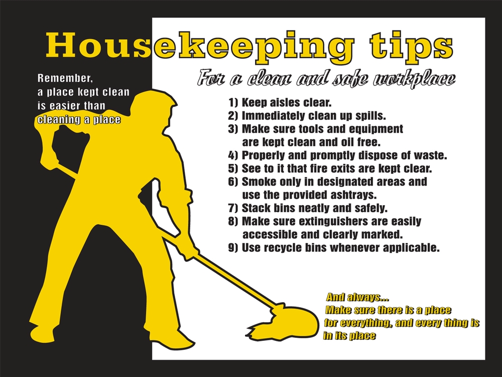 HOUSEKEEPING TIPS ...