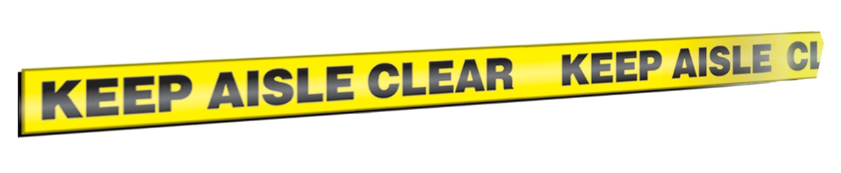 KEEP AISLE CLEAR