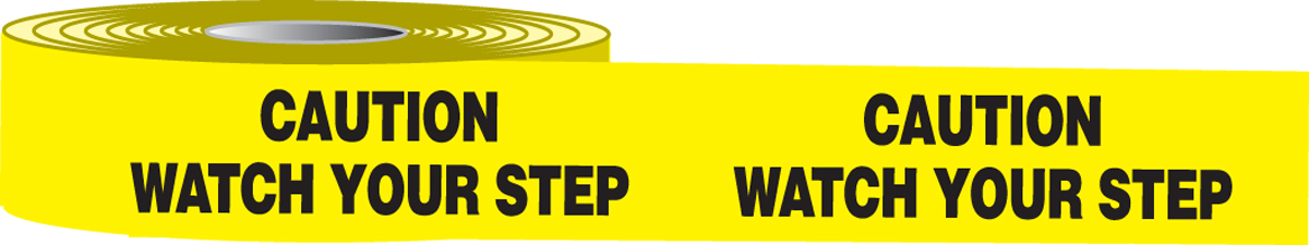 Organization / 5S / Lean, Legend: CAUTION WATCH YOUR STEP