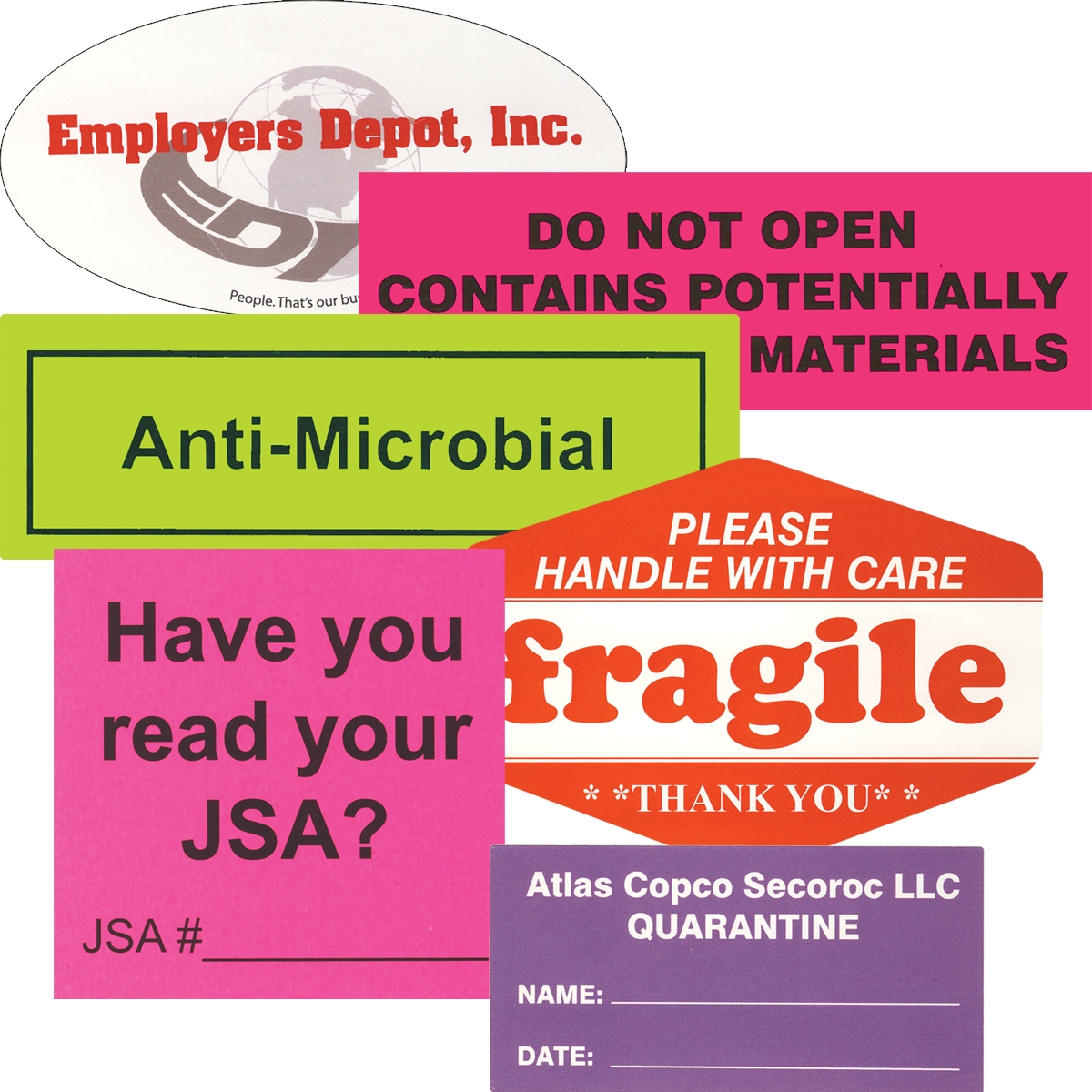 Paper Labels - Custom Circle