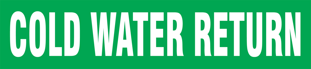 COLD WATER RETURN 