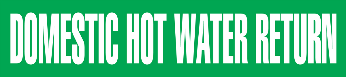 DOMESTIC HOT WATER RETURN 