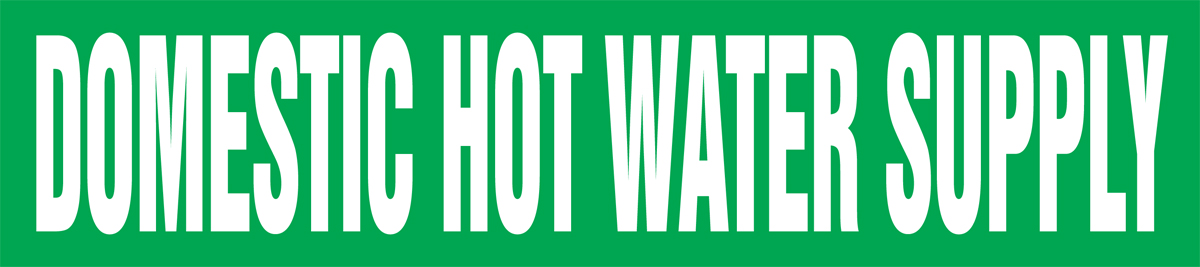 DOMESTIC HOT WATER SUPPLY 