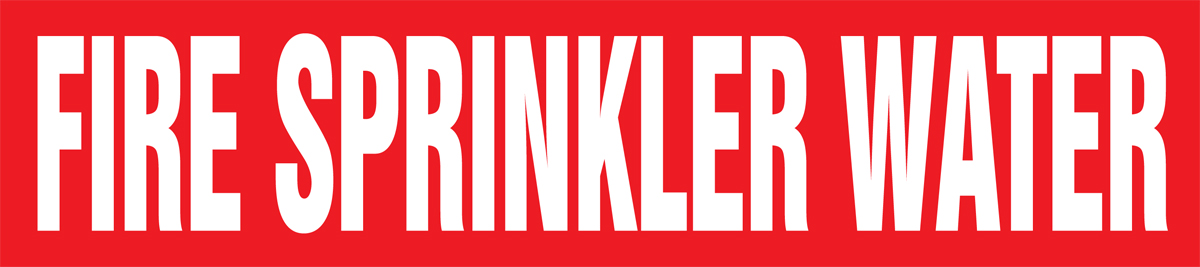 FIRE SPRINKLER WATER
