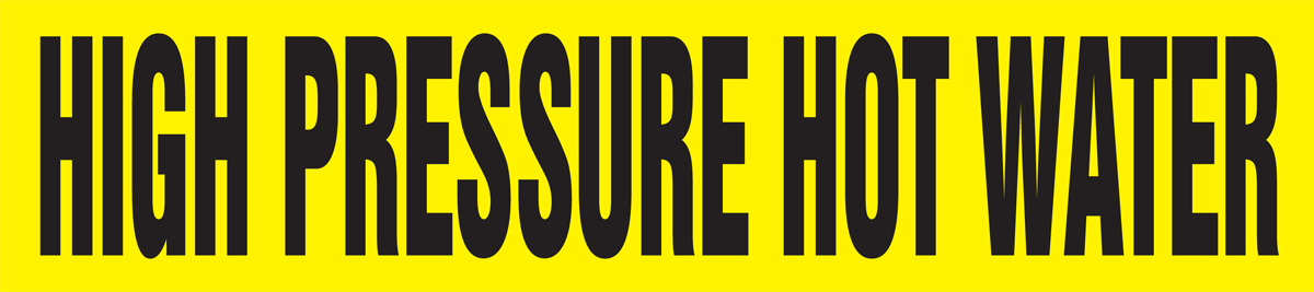 HIGH PRESSURE HOT WATER 