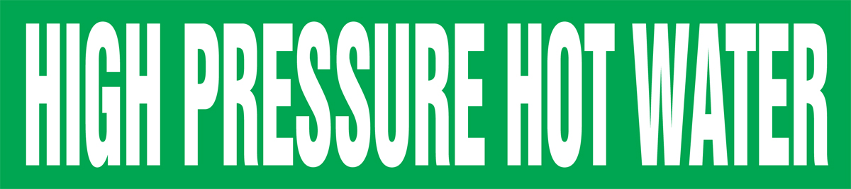 HIGH PRESSURE HOT WATER 