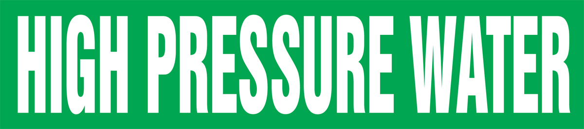 HIGH PRESSURE WATER 
