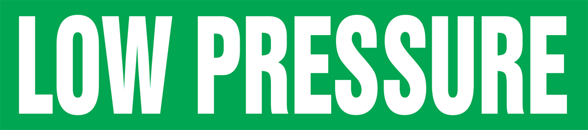 LOW PRESSURE