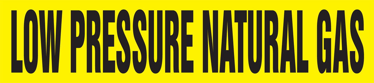 LOW PRESSURE NATURAL GAS 