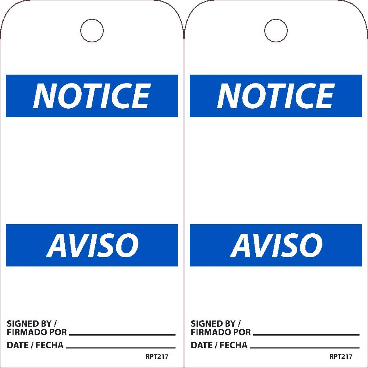 NOTICE bilingual TAG