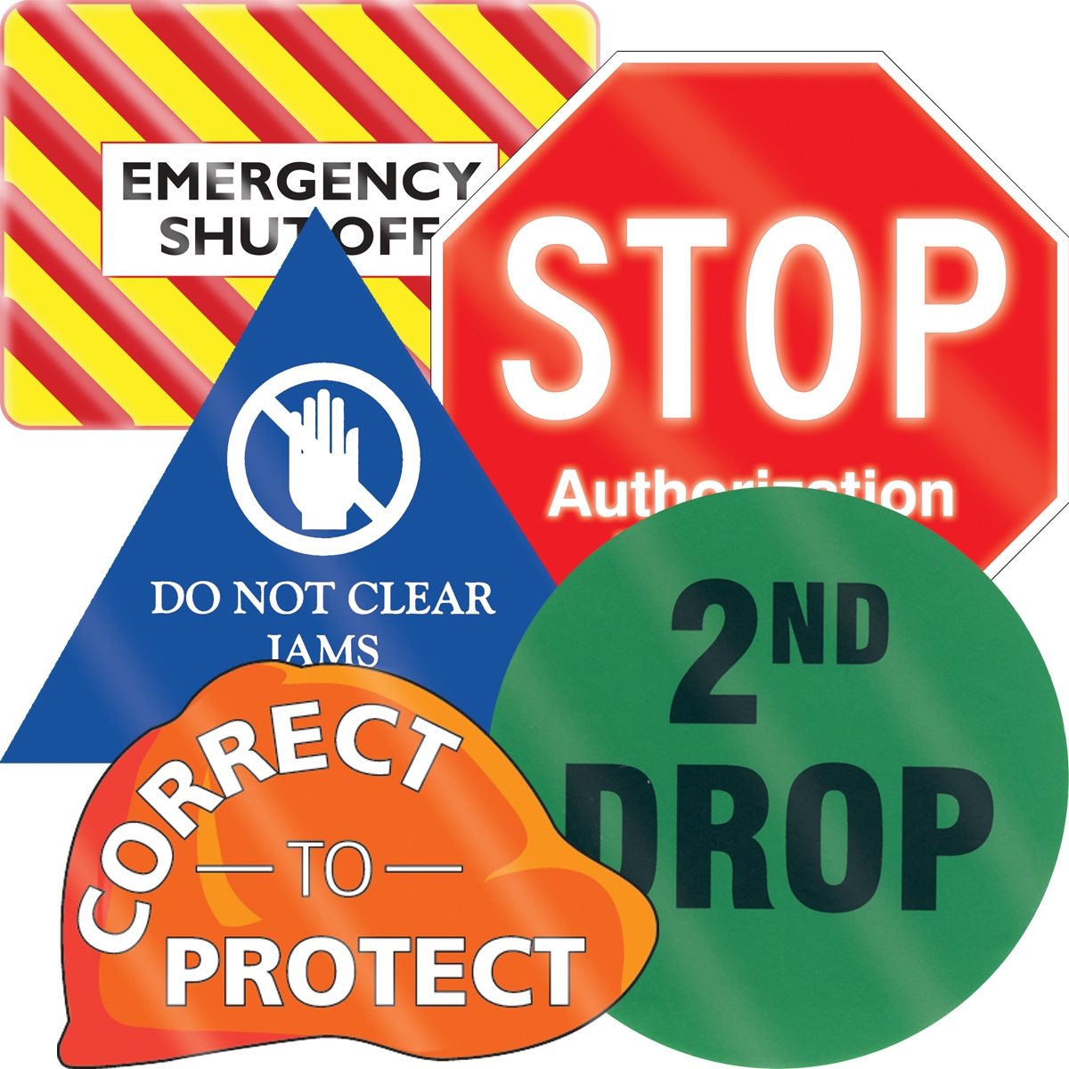 Custom Reflective Labels, Self-Adhesive – Triangles