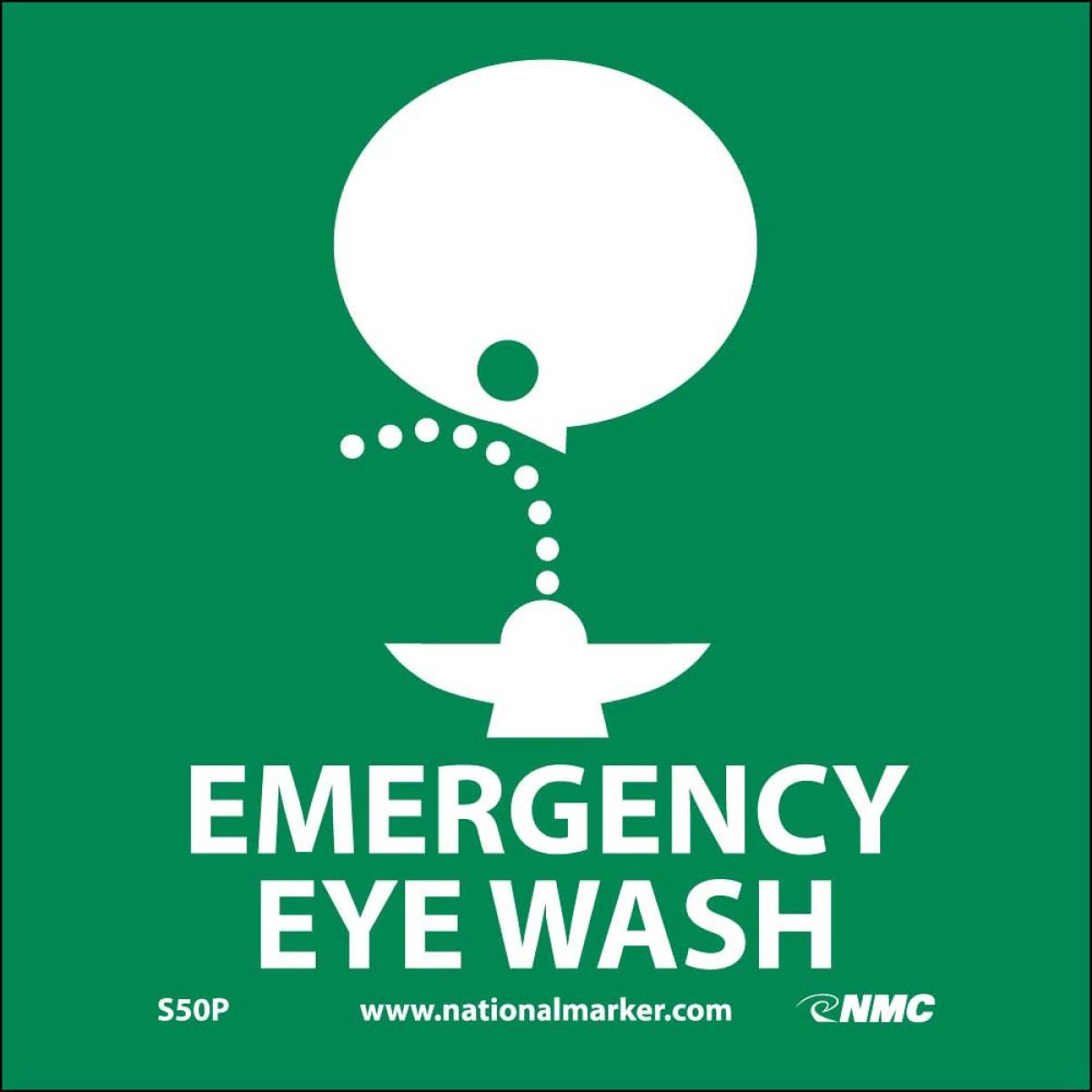EMERGENCY EYE WASH SIGN