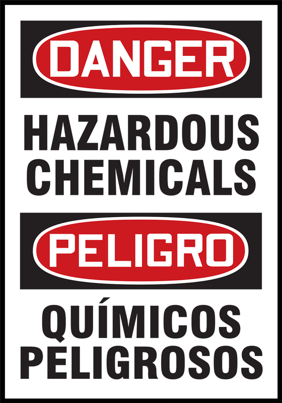 HAZARDOUS CHEMICALS, BILINGUAL SPANISH