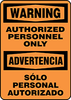 WARNING AUTHORIZED PERSONNEL ONLY