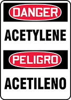 DANGER ACETYLENE