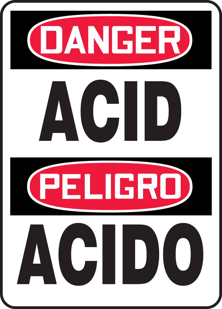 DANGER ACID (BILINGUAL)