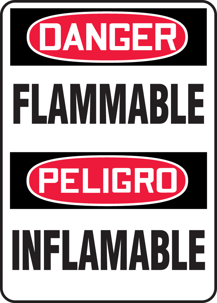 DANGER FLAMMABLE (BILINGUAL)