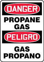 DANGER PROPANE GAS