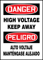 DANGER HIGH VOLTAGE KEEP AWAY