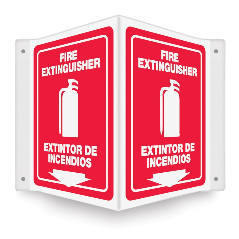 FIRE EXTINGUISHER (BILINGUAL - SPANISH)