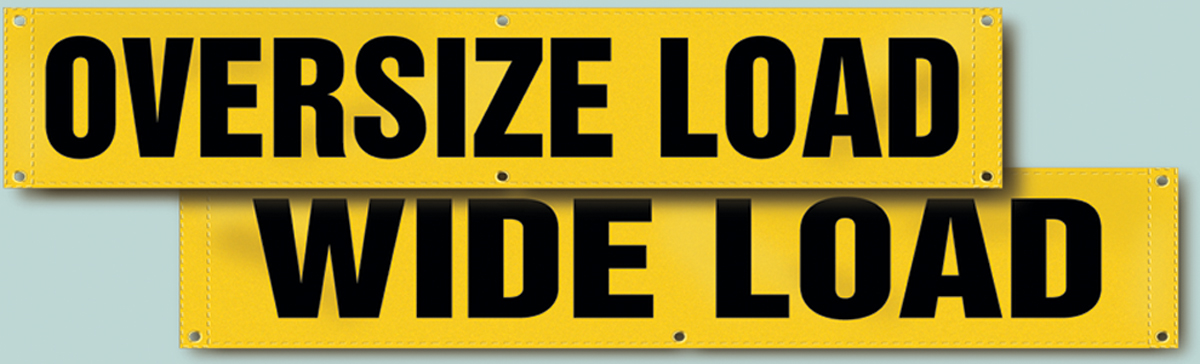 OVERSIZE LOAD/ WIDE LOAD - VINYL