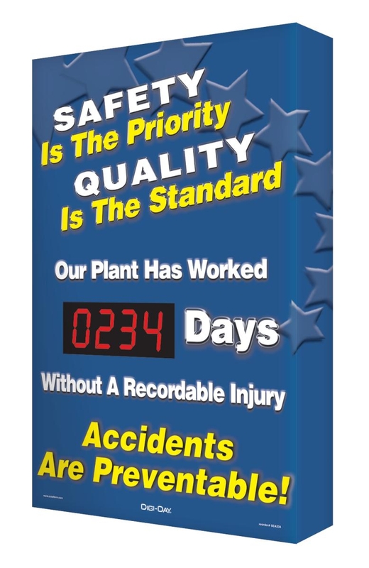 Motivation Product, Legend: SAFETY IS THE PRIORITY QUALITY IS THE STANDARD / OUR PLANT HAS WORKED #### DAYS WITHOUT A RECORDABLE INJURY / ACCIDEN...