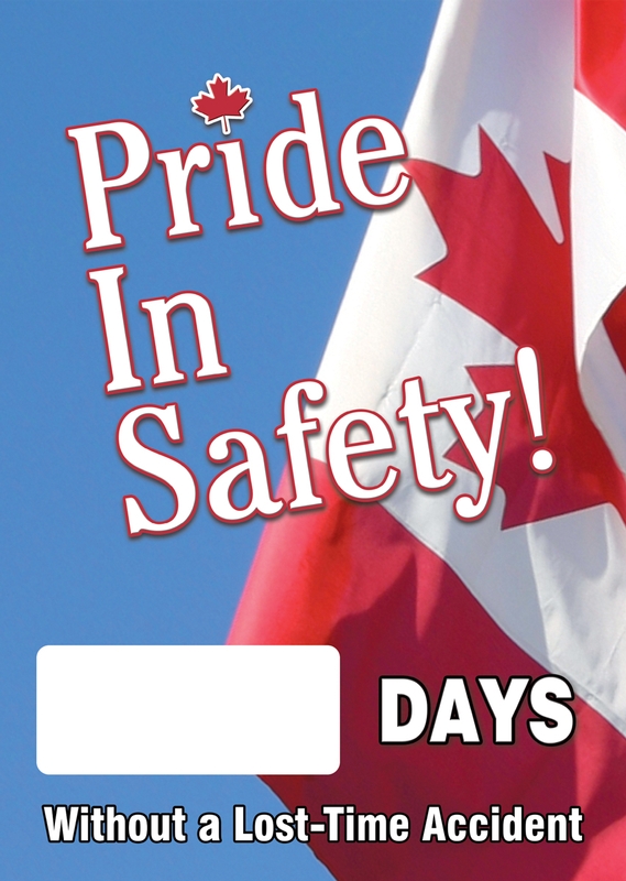 Digi-Day® 3 Magnetic Faces: Pride In Safety - _ Days Without A Lost Time Accident