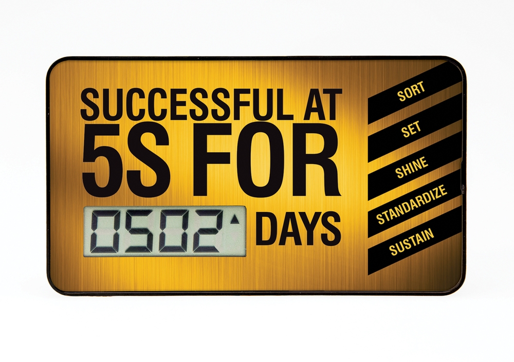 Personal Digi-Day® Electronic Scoreboard: Successful At 5S For _ Days