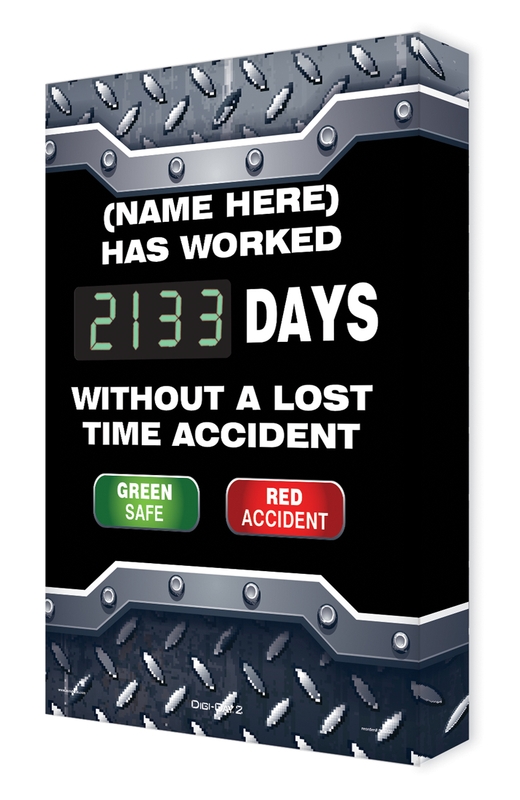 (Name Here) Has Worked __ Days Without A Lost Time Accident