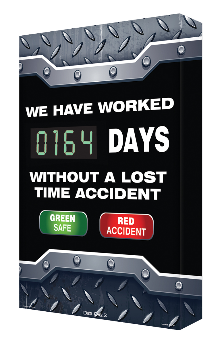 Motivation Product, Legend: WE HAVE WORKED #### DAYS WITHOUT A LOST TIME ACCIDENT