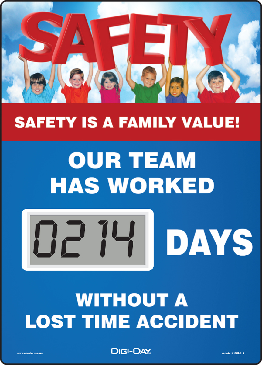 Motivation Product, Legend: SAFETY IS A FAMILY VALUE / OUR TEAM HAS WORKED #### DAYS WITHOUT A LOST TIME ACCIDENT